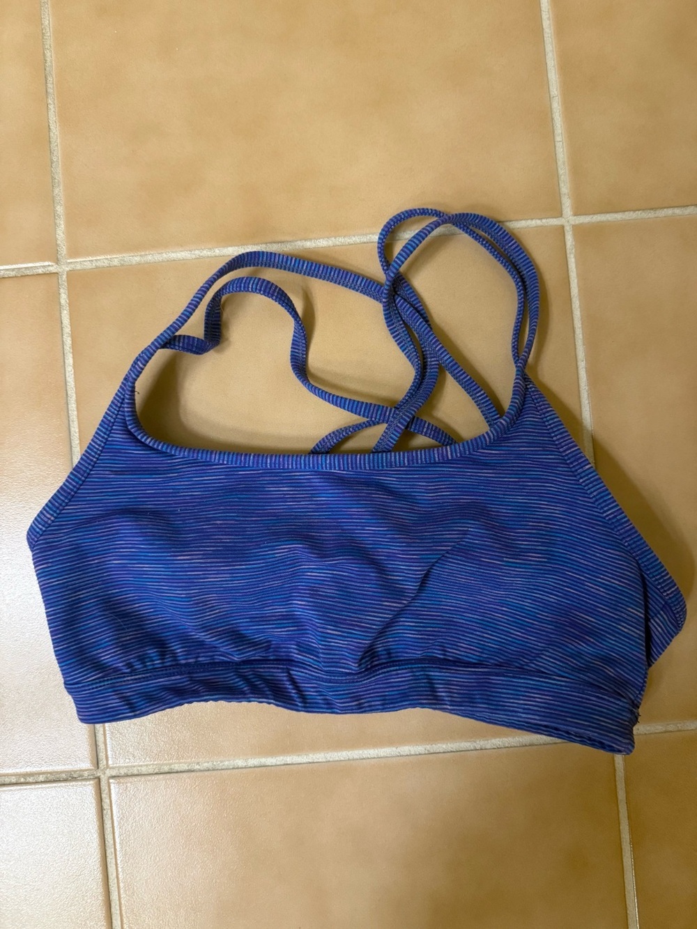 Athleta Royal Blue Thin-Strip Sports Bralette